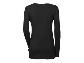 triko dlouhé dámské Progress BAMBUS LS ORIGINAL černé (Velikost XL)
