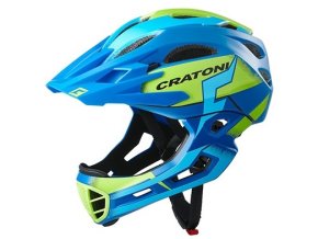 Helma CRATONI C-Maniac Pro Blue/Lime Matt - L/XL (59-62cm) (Varianta L/XL (58-61cm))