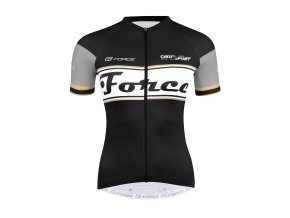 dres F RETRO UNI kr. rukáv, černo-zlatý (Varianta L)