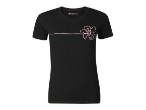 triko dámské krátké ALPINE PRO NORDA černé (Velikost L)