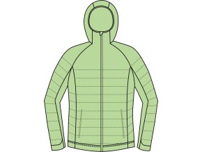 Silvini dámská bunda WJ1143 Cesi (Velikost XS, Barva green)