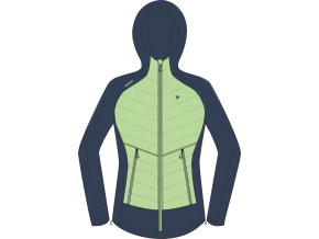 Silvini dámská mikina WJ1311 Divera (Velikost XS, Barva navy-green)