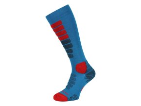 podkolenky unisex ALPINE PRO RODE s merinem modré (Velikost L)
