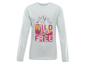 triko dětské dlouhé ALPINE PRO ECCO 2 z organické bavlny zelené (Velikost 104-110)