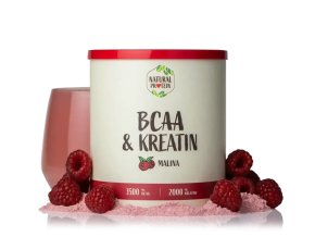 nápoj NaturalProtein BCAA + kreatin 300g malina