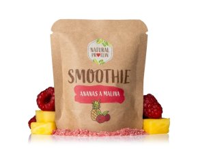 nápoj NaturalProtein smoothie ananas a malina 20g