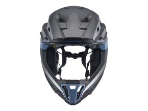 Helma CRATONI C-Maniac 2.0 MX Black-Blue Matt (Varianta S-M (52-56 cm))