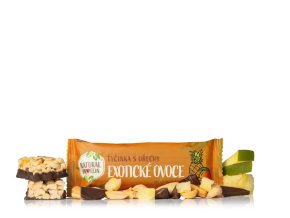 tyčinka NaturalProtein ořechová 40g exotické ovoce