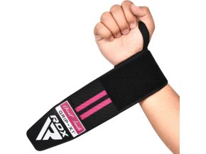 bandáže na zápěstí RDX WR11 černo růžová
