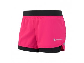 kalhoty krátké dámské SENSOR TRAIL růžovo/černé