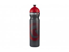 KELLYS Láhev KALAHARI Semitransparent anthracite - Red 1l