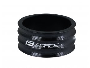 podložka FORCE 1 1/8" AHEAD 15 mm Al, černá