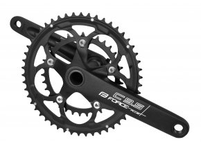 kliky FORCE ROAD C9.5+ Al 50/34z 175mm černé mat