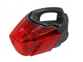 blikačka zadní FORCE CRYSTAL 30LM, 3x LED, USB