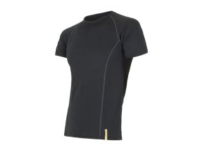 triko krátké pánské SENSOR MERINO ACTIVE černé (Velikost L)