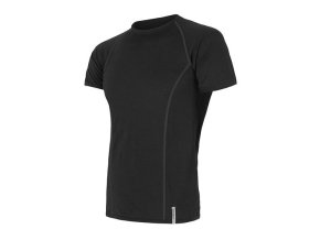 triko krátké pánské SENSOR MERINO ACTIVE černé (Velikost L)
