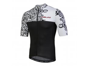 NALINI DRES AHS CENTENARIO SS JERSEY NERO/BIANCO VÝPRODEJ