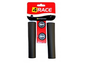 gripy 4RACE tvrzené pěnové NBR 136mm kulaté černé