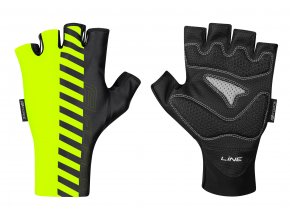 rukavice FORCE LINE bez zapínání, fluo-černé
