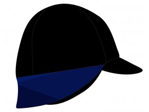 čepička s kšiltem FORCE BRISK zimní,črn-modrá