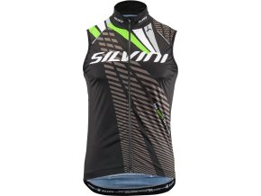 Silvini pánská vesta MJ1404 Team (Velikost S, Barva black-green)