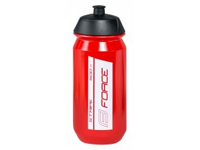 láhev FORCE STRIPE 0,5 l, červeno-bílá