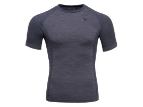 Silvini pánské merino triko MT1648 Soana (Velikost S/M, Barva charcoal-cloud)