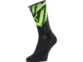 Unisex ponožky Silvini UA1808 Nereto (Velikost 36-38, Barva black-neon)