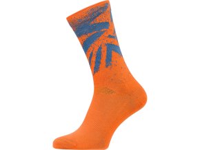Unisex ponožky Silvini UA1808 Nereto (Velikost 36-38, Barva orange-blue)