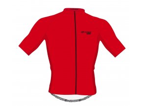 dres FORCE PURE kr. rukáv, červený