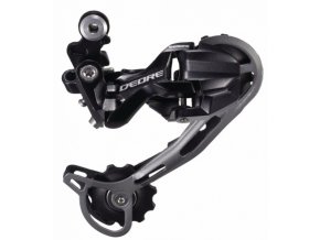 měnič MTB 9k Shimano Deore M592 shadow černý dlouhé vodítko original balení