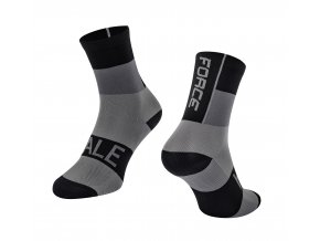 ponožky FORCE HALE, černo-šedé