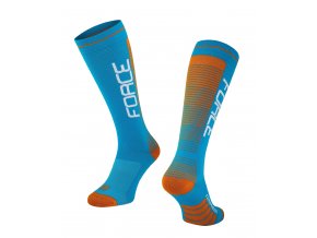 ponožky F COMPRESS, modro-oranžové
