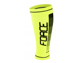 návleky na nohy FORCE COMPRESS, fluo-černé