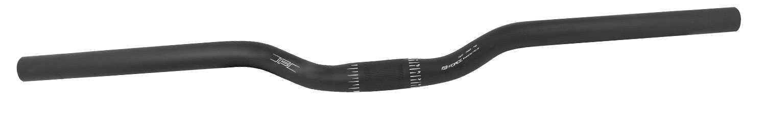 FORCE řídítka F BASIC H8.2 prohlé 25,4/620mm Al,črn. mat