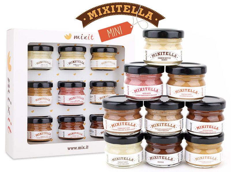 MIXIT krém Mixitella degustační sada 225g