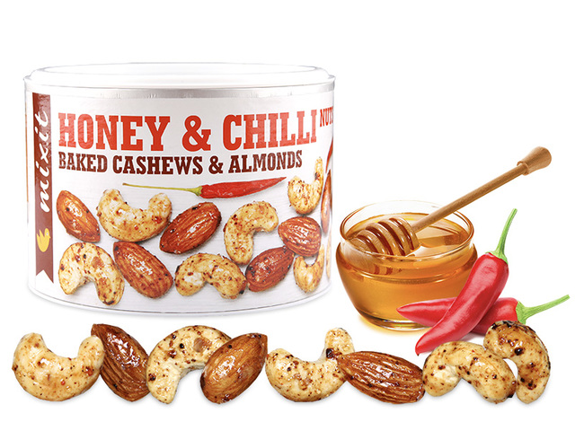 oříšky z pece - med a chilli Mixit 140g