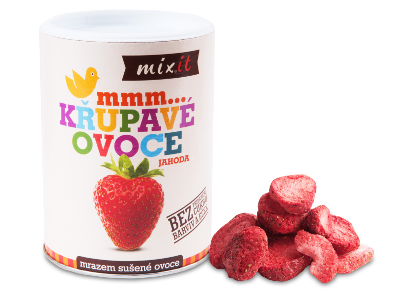 křupavé ovoce - jahoda Mixit 50g