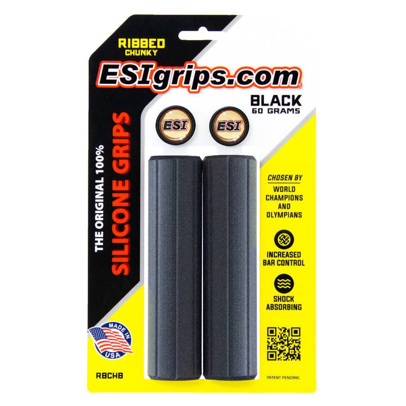 ESIgrips Gripy ESI Ribbed Chunky Varianta: Black