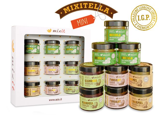 MIXIT krém Mixitella degustační sada premium 243g