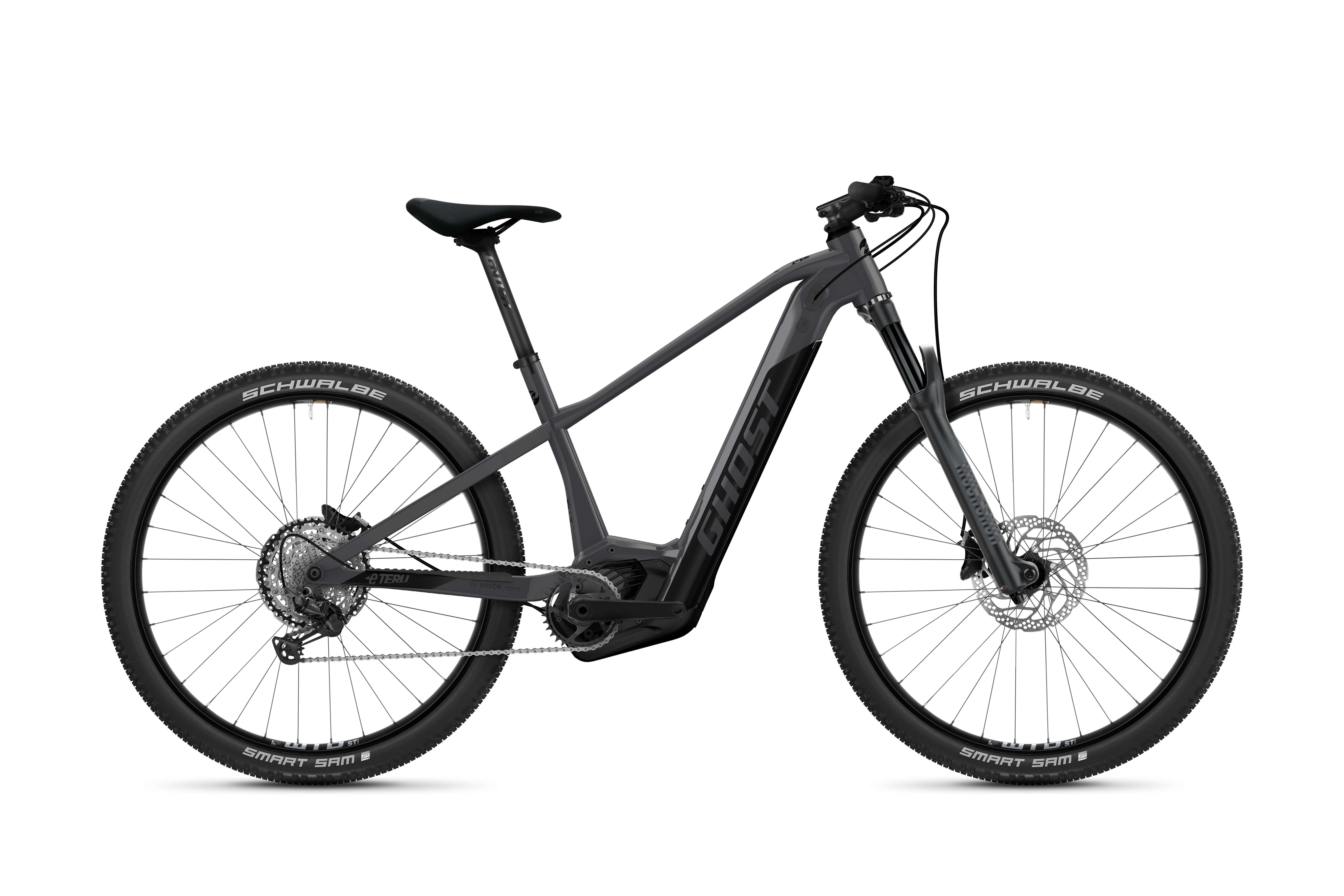 GHOST E-Teru Pro 27,5 B750 Dark Grey Gloss/Black Matt - S