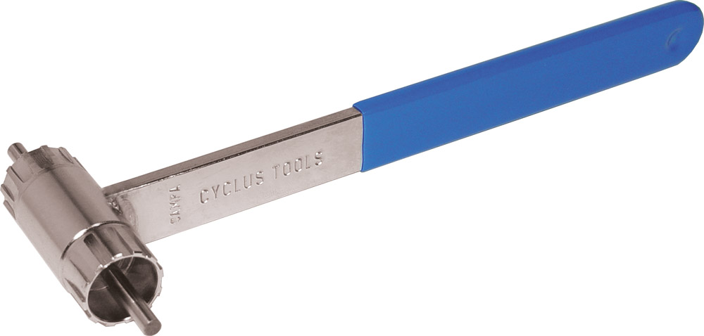 CYCLUS TOOLS cassette tool for SHIMANO and Campagnolo, with rubber covered handle