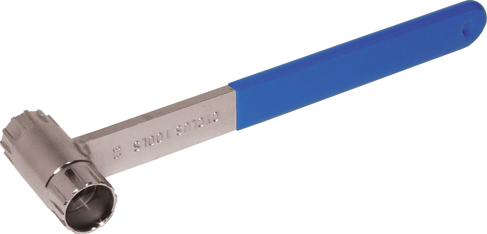 CYCLUS TOOLS cassette tool, SHIMANO + S.I.S., solid axles, with rubber covered handle