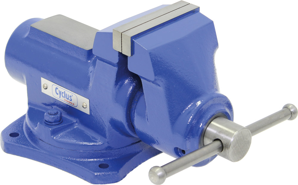CYCLUS TOOLS workshop bench vise | jaw width 100 mm, weight 12,5kg