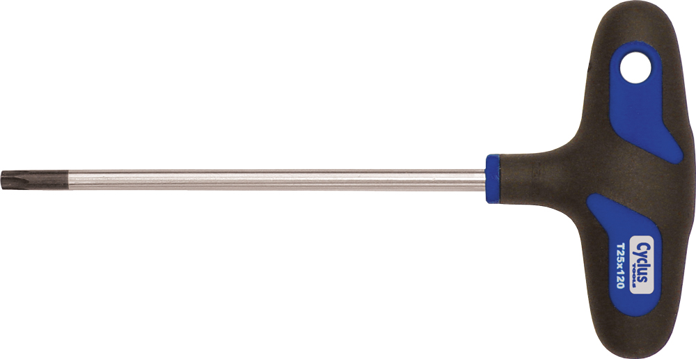 CYCLUS TOOLS screwdriver TX 30, length 120mm, with multicomponent T-handle