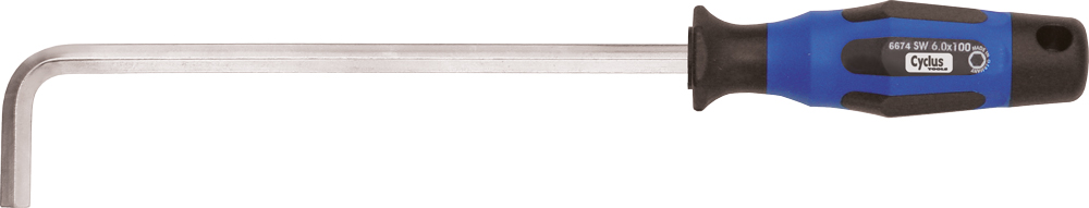 CYCLUS TOOLS hexagon wrench 10mm with plastic handle, length 150mm