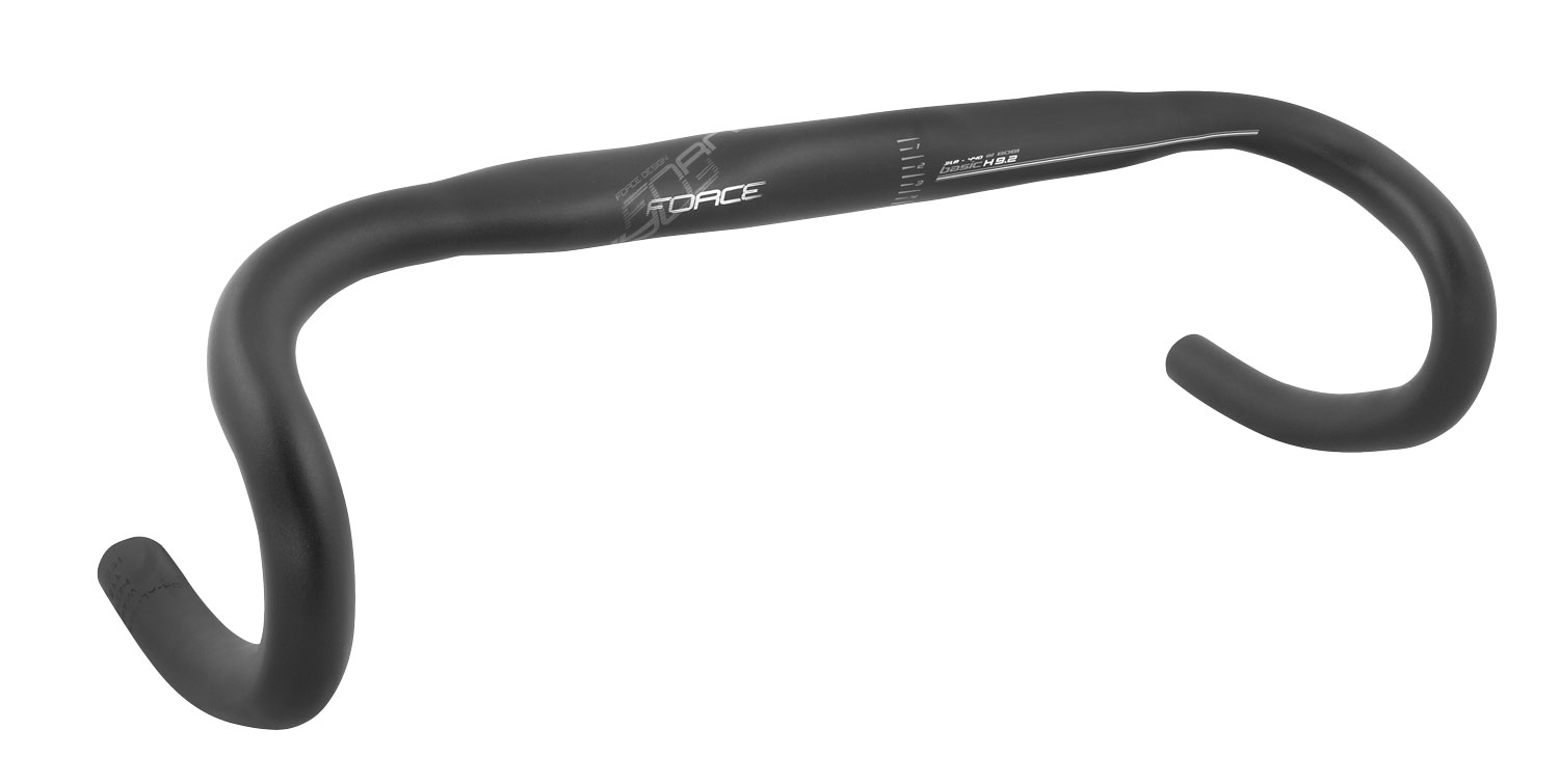 řídítka FORCE ROAD H9.2 31,8/440 mm Al, černá