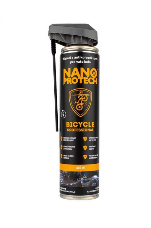 olej NANOPROTECH Bicycle spray na řetězy 300ml
