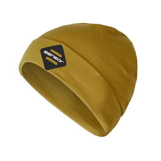 čepice SENSOR MERINO EXTREME hořčičná