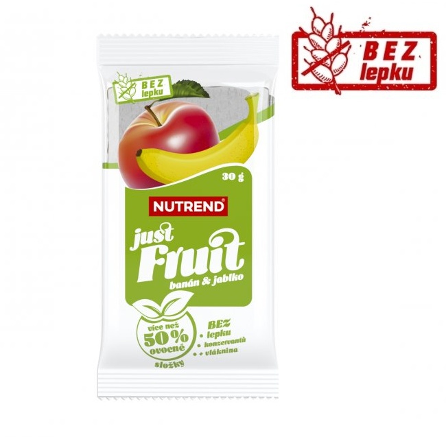 tyčinka Nutrend JUST FRUIT banán + jablko 30g